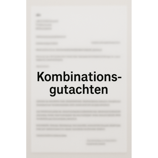 Kombinationsgutachten BMW G8X M2 M3 M4